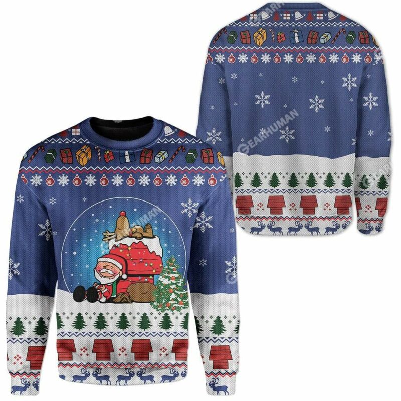 Ugly Christmas Santa Custom sweater Apparel