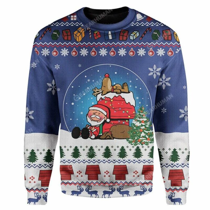 Ugly Christmas Santa Custom sweater Apparel