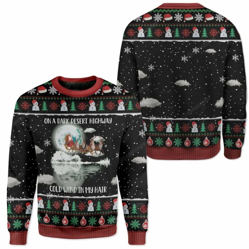 Ugly Christmas Santa Custom Sweater Apparel