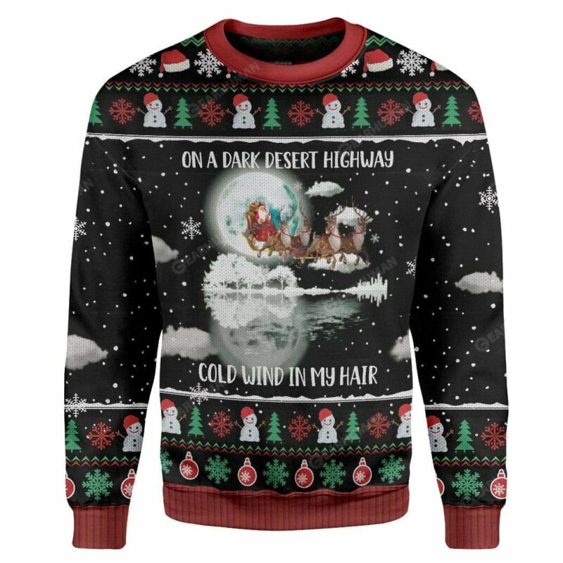 Ugly Christmas Santa Custom Sweater Apparel