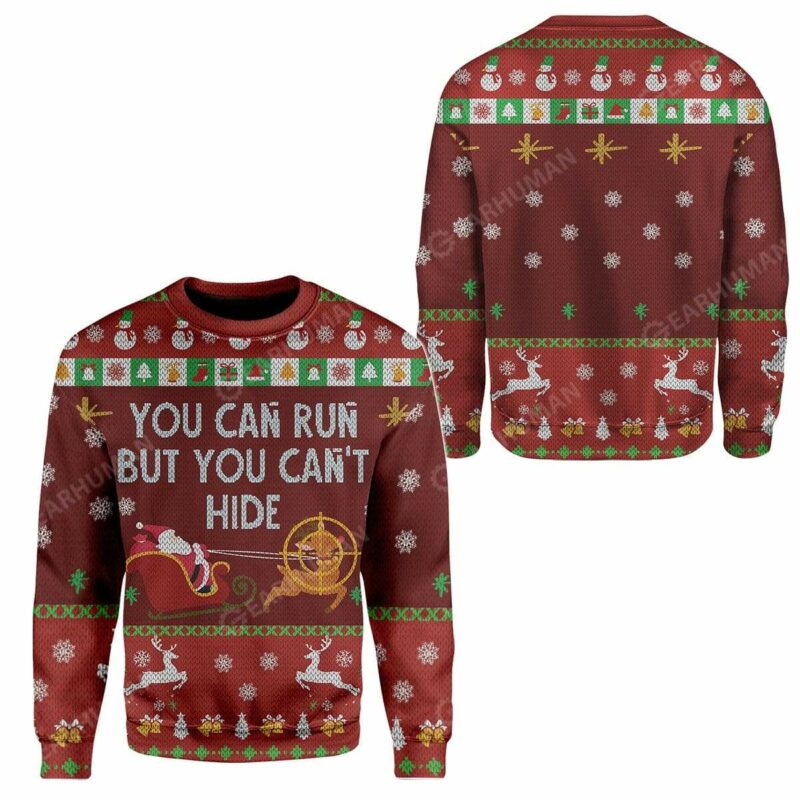 Ugly Christmas Santa Custom Sweater Apparel