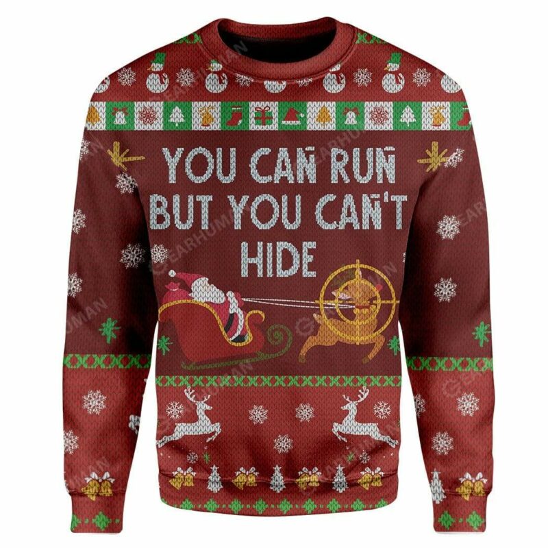 Ugly Christmas Santa Custom Sweater Apparel