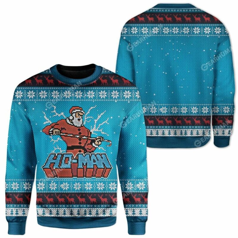 Ugly Christmas Santa Sweater Apparel