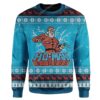 Ugly Christmas Santa Custom Sweater Apparel