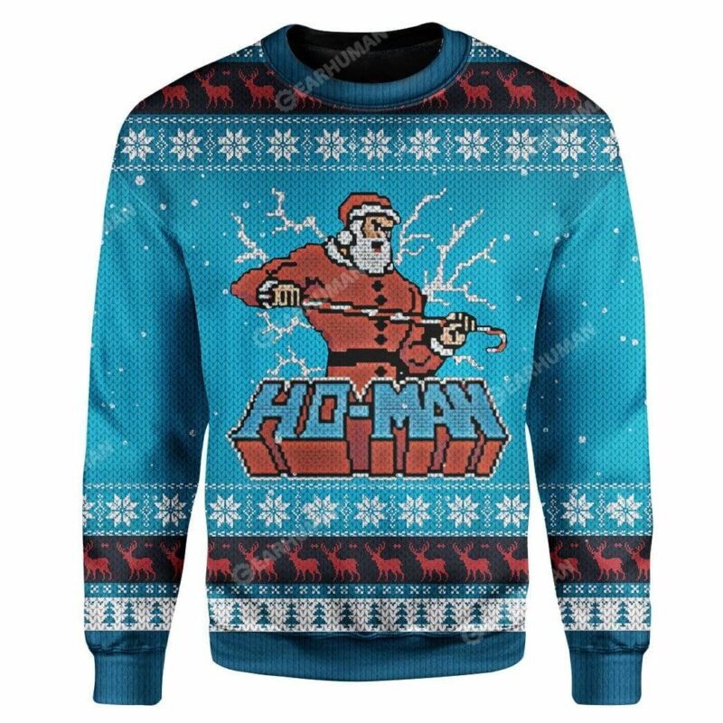 Ugly Christmas Santa Sweater Apparel