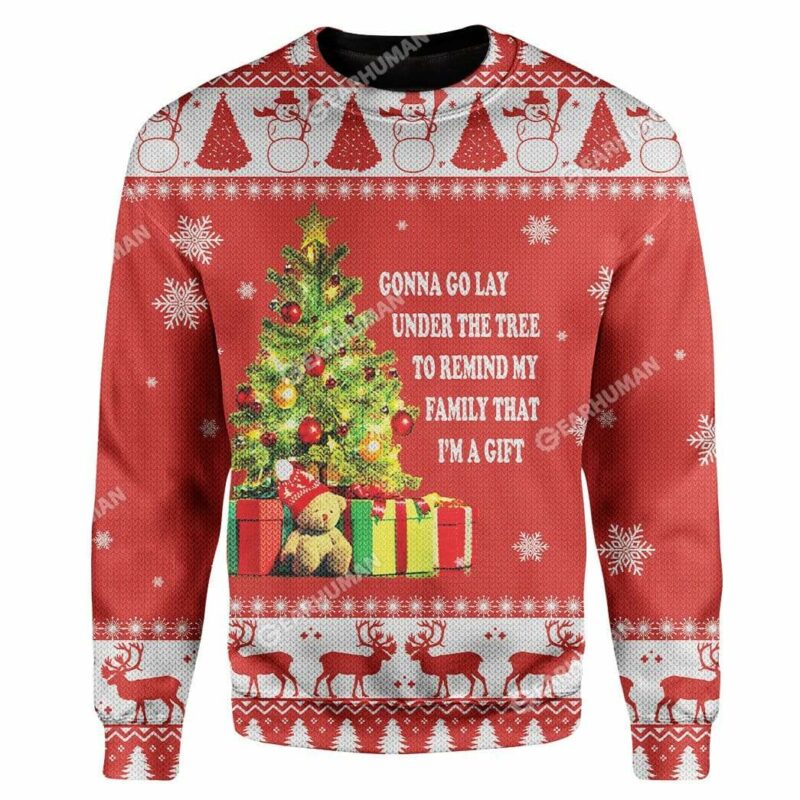 Ugly Christmas Tree Custom Sweater Apparel