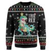 Ugly Christmas Tree T-Rex Custom Sweater Apparel