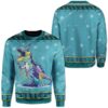 Ugly Christmas TUnicorn Rex Sweater Apparel