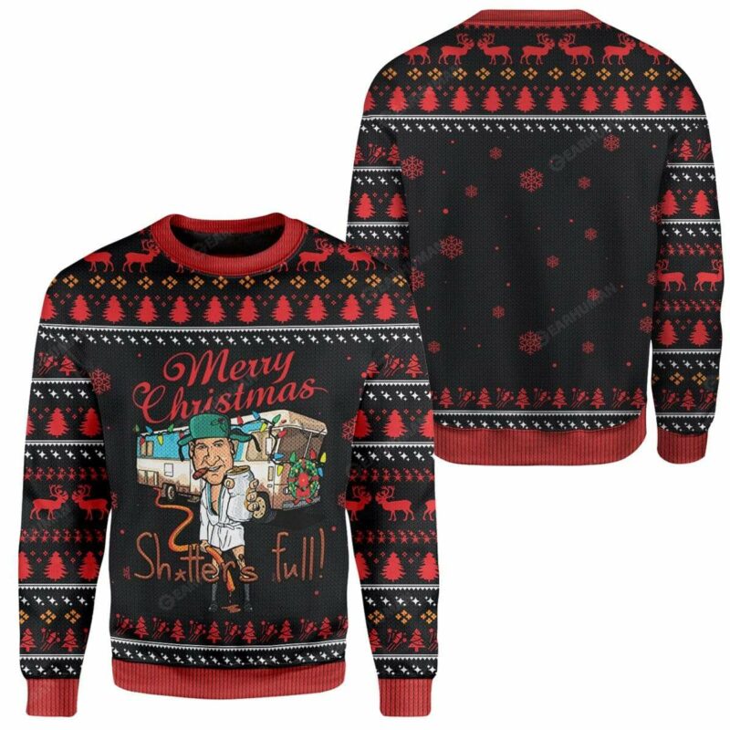 Ugly Merry Christmas Shutter's Full Custom Sweater Apparel