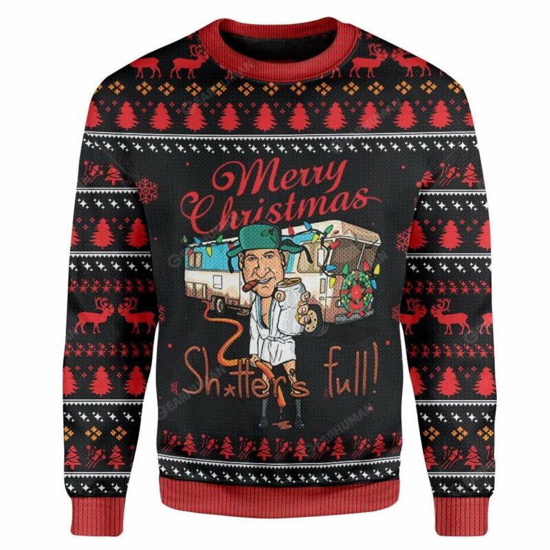 Ugly Merry Christmas Shutter's Full Custom Sweater Apparel