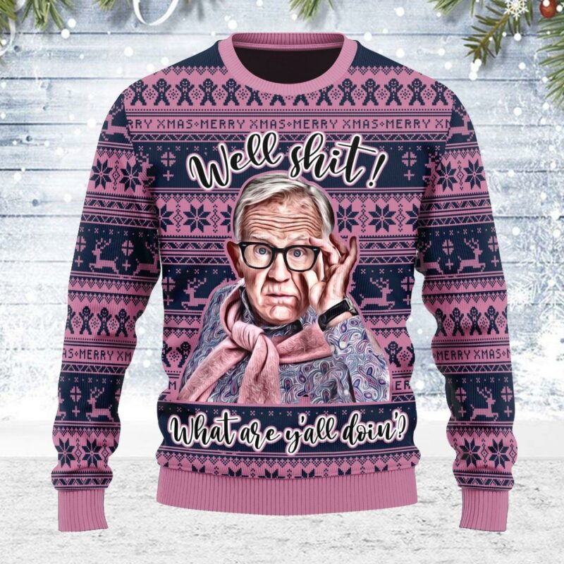 Well Shit Ugly Christmas Sweater