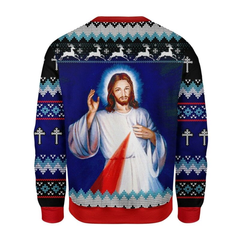 Jesus I Trust In You Christmas Sweater