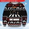 3D Die Hard Four Men Walk Xmas Ugly Sweater - Ugly Christmas Sweater- Jumper