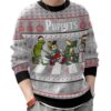 The Puppets, Kermit, Yoda, Pinocchio, and Gremlins Christmas Ugly Sweater