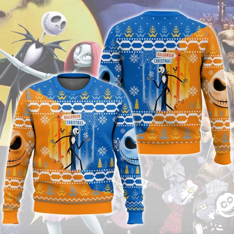 Jack Skellington's Christmas Ugly Sweater