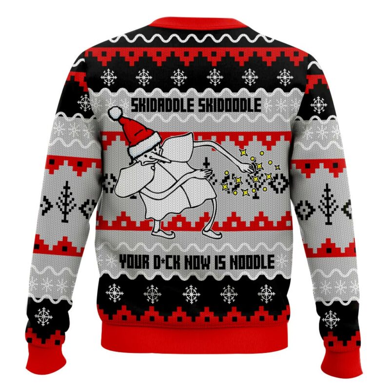 Skidaddle Skidoodle, Your D*ck now is a noodle meme Christmas Ugly Sweater