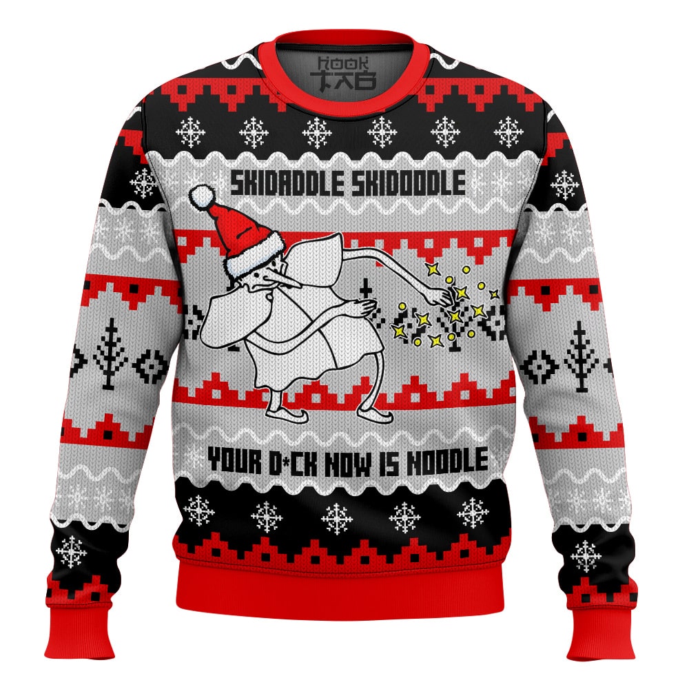 Skidaddle Skidoodle, Your D*ck now is a noodle meme Christmas Ugly Sweater