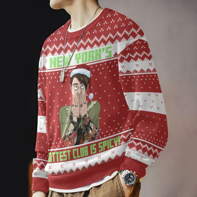 Saturday Night Live-Stefon-New York’s hottest club is Spicy! Christmas Ugly Sweater