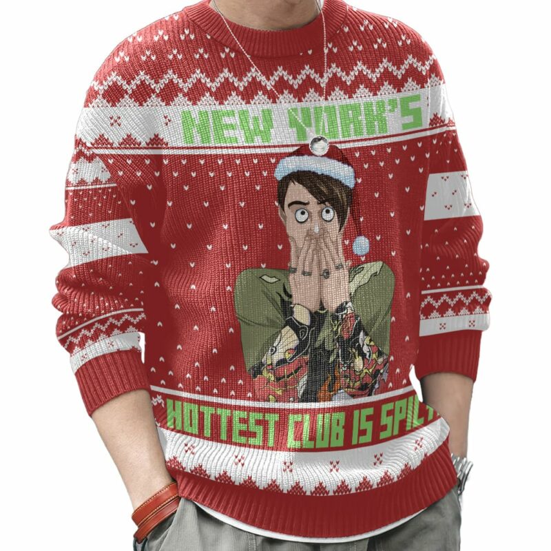 Saturday Night Live-Stefon-New York’s hottest club is Spicy! Christmas Ugly Sweater