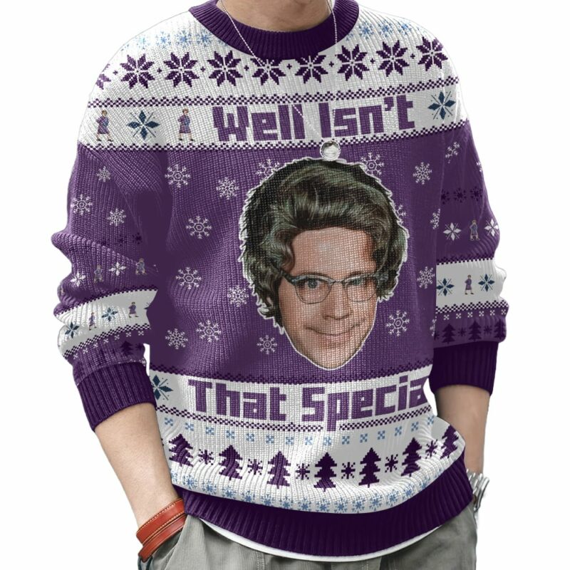 Saturday night Live-The Church Lady Magnet "Well Isn’t That Special" Christmas Ugly Sweater