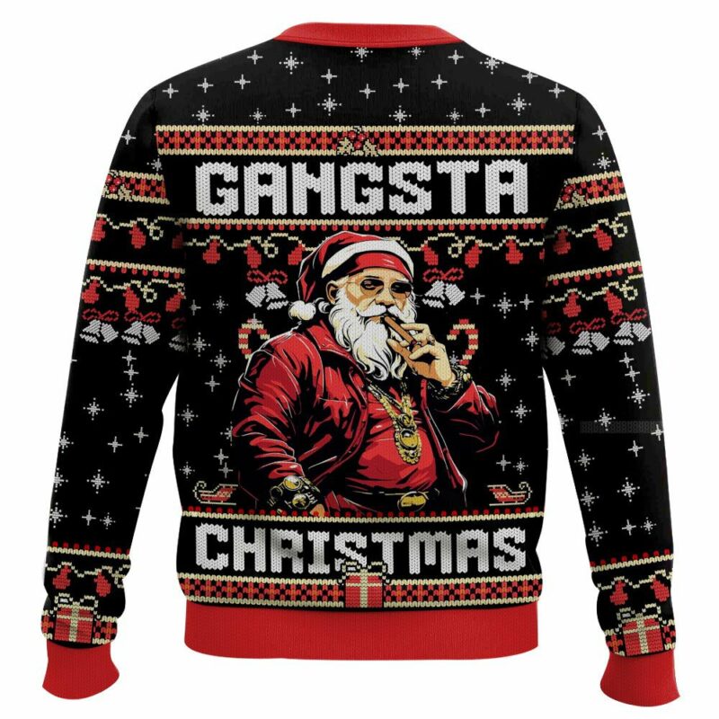 Gangsta Christmas, Funny Christmas Ugly Sweater