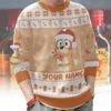 Name Customize, Bluey Christmas Ugly Sweater