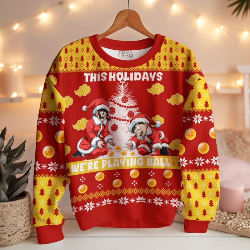 Dragon Ball Z Christmas Ugly Sweater