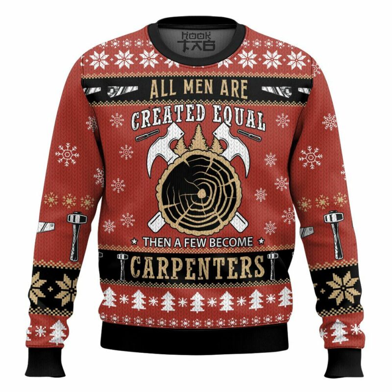 Personalized Proud to be a carpenter, Ugly Sweater