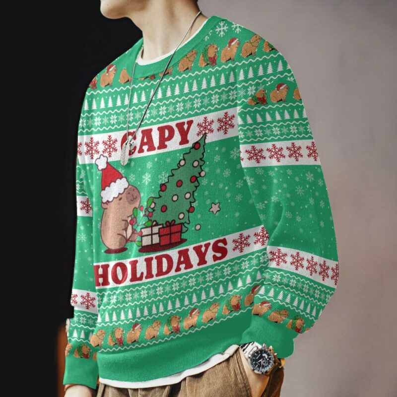 Capy Holidays, Christmas Ugly Sweater