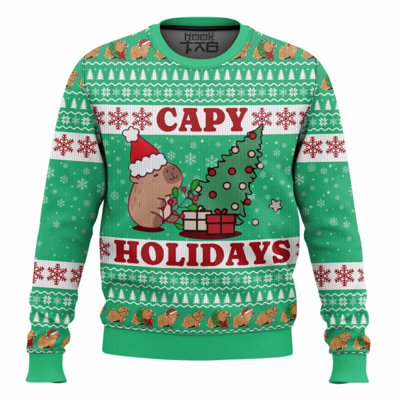 Capy Holidays, Christmas Ugly Sweater