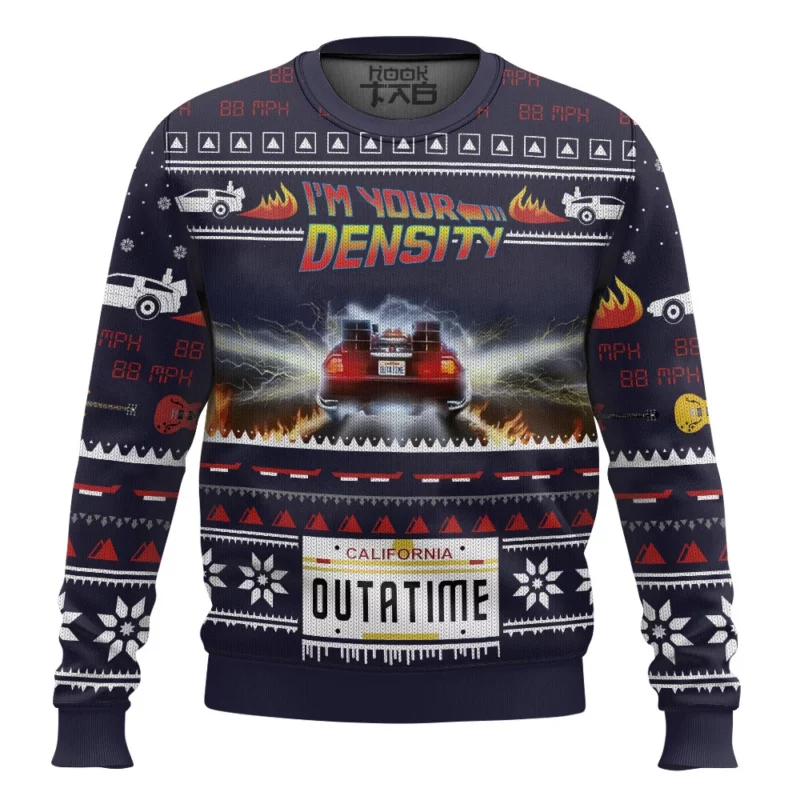 Back to the Future Christmas Ugly Sweater