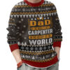 Personalized Proud to be a carpenter v2, Ugly Sweater