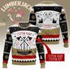 Lumberjack Chop Wild Pines Ugly Sweater