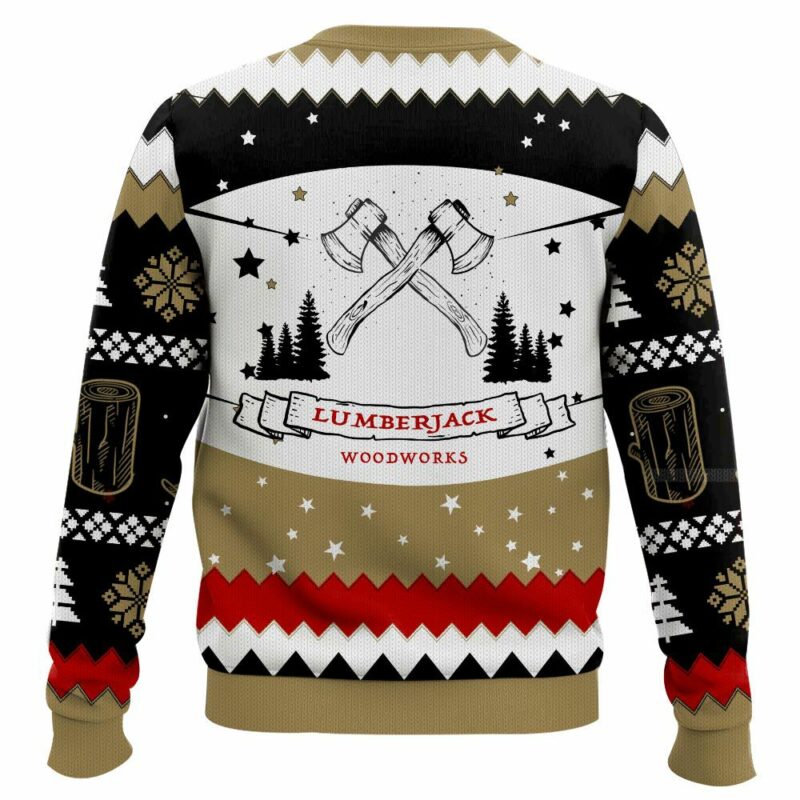 Lumberjack Chop Wild Pines Ugly Sweater