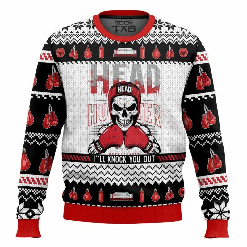 Boxing Head Hunter, Ugly Sweater