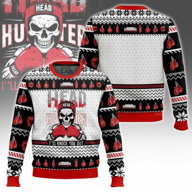 Boxing Head Hunter, Ugly Sweater