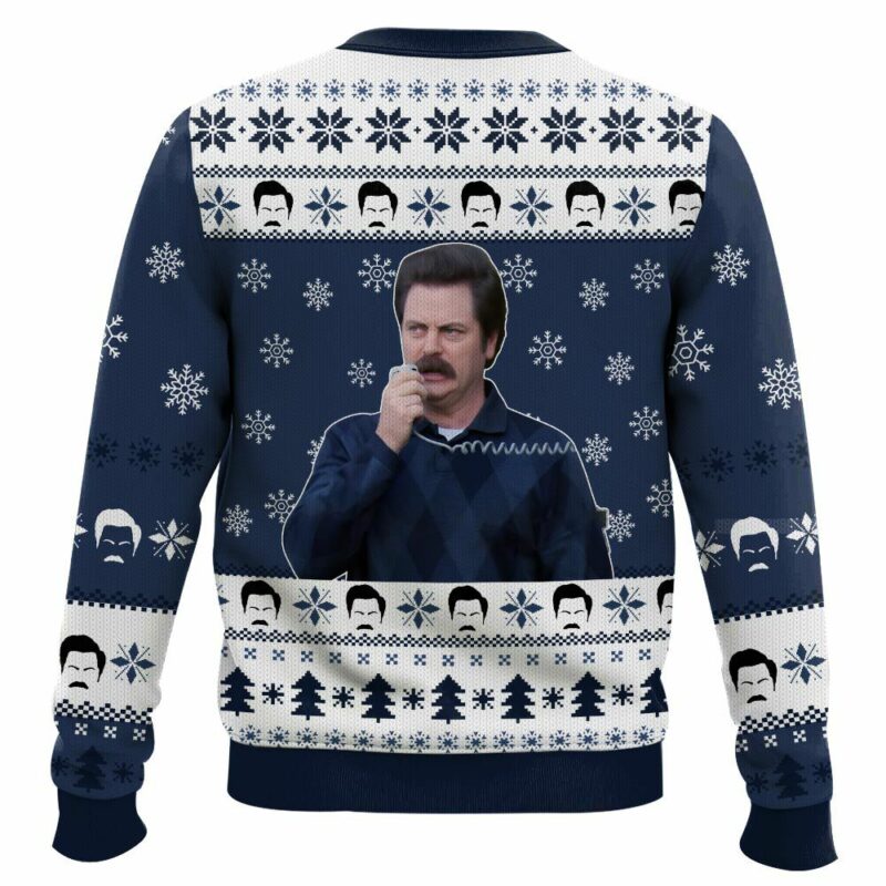 Ron Swanson, Parks and Recreation Christmas Ugly Sweater