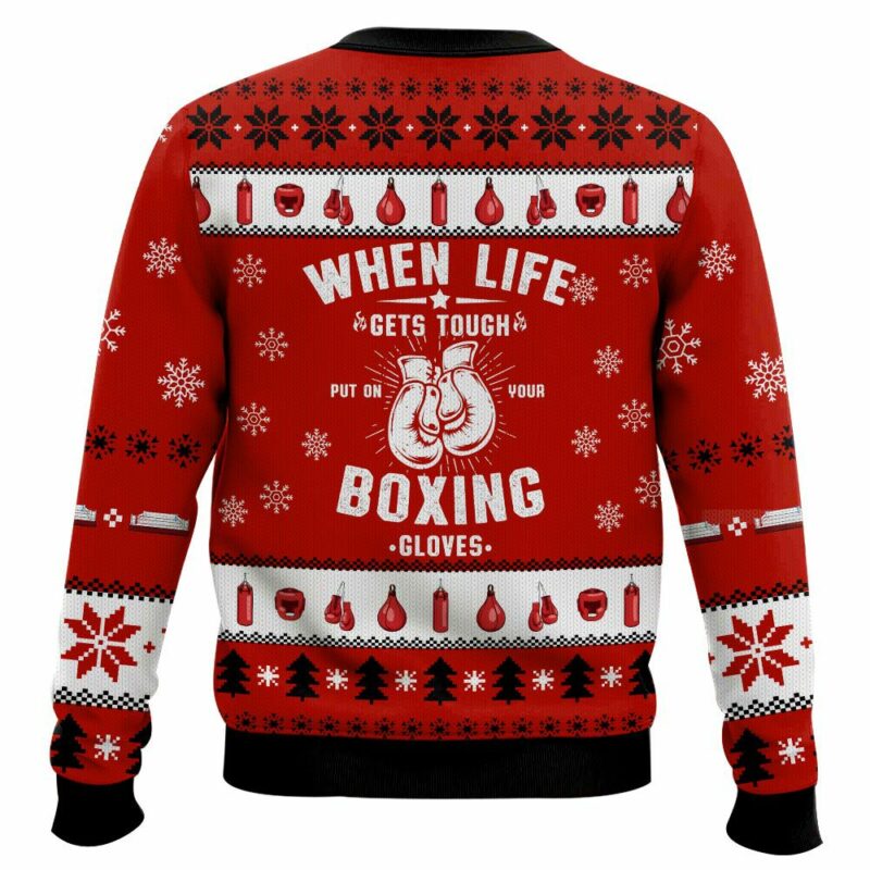 Put on Boxing Gloves Ugly Sweater