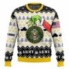 Custom Name Grinch x US Army Ugly Sweater V2