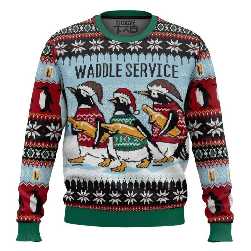 Waddle Service Christmas Ugly Sweater