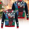 Golf Santa Claus Christmas Ugly Sweater