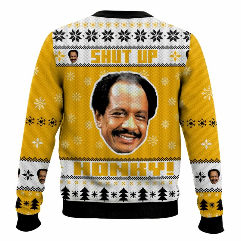 The Jeffersons, George Jefferson Shut up Honkey Ugly Sweater