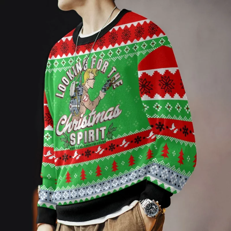 Ghostbusters, Looking for Christmas Spirit Ugly Sweater