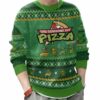 Did someone say Pizza, Teenage Mutant Ninja Turtles Ugly Christmas Sweater