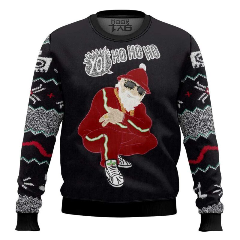 Hip hop Santa Christmas Ugly Sweater