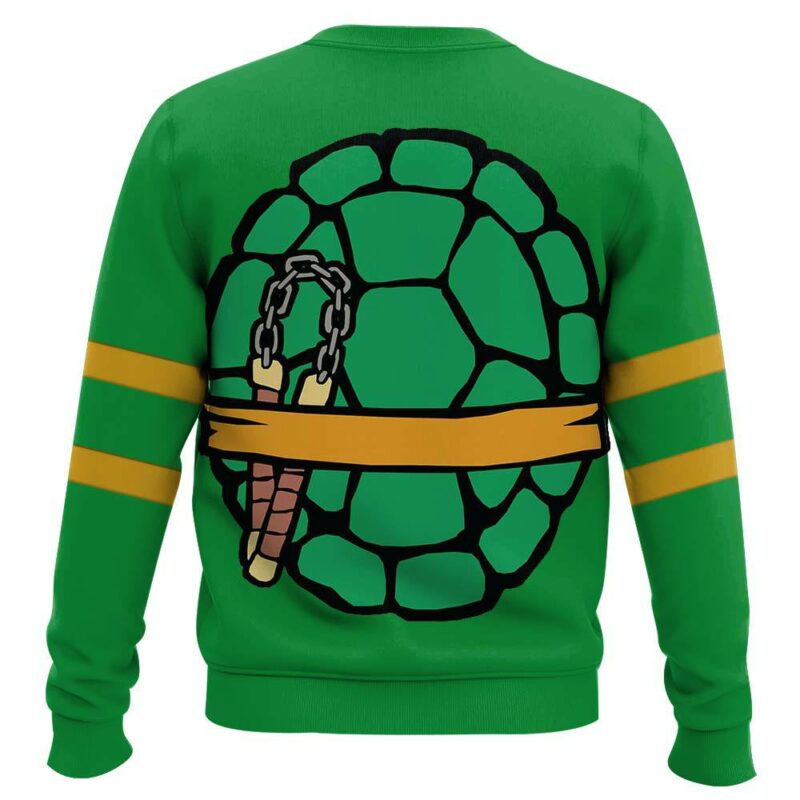 Mike Outfit Teenage Mutant Ninja Turtles Ugly Christmas Sweater