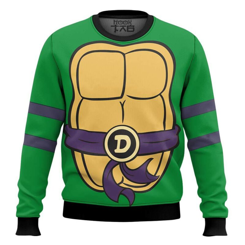 Don Outfit Teenage Mutant Ninja Turtles Ugly Christmas Sweater