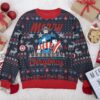 Captain American Christmas Ugly Sweater