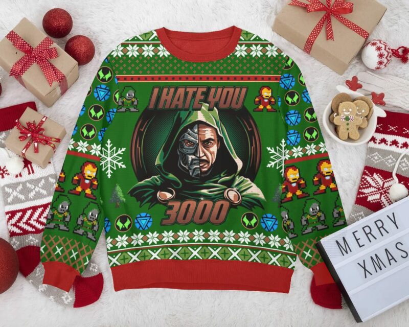 Dr Doom, I hate you 3000 Ugly Sweater