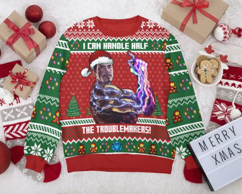 IRM, I can handle half the troublemakers! Christmas Ugly Sweater